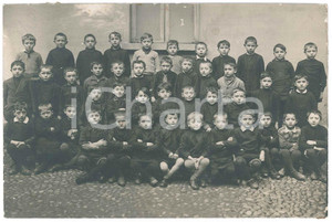 Fotografia d epoca originale 1929 COSTUME ITALIA Classe elementare maschile  Ritratto  Foto 17x11 cm 1