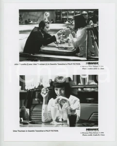 Materiale cinematografico d’epoca 1994 PULP FICTION John TRAVOLTA Uma THURMAN Foto 20x25 cm 1