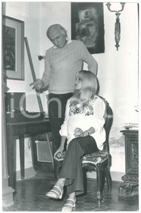 Fotografia d epoca originale 1975 ca ITALIA  COSTUME Maurizio CORGNATI e Letizia DI MAIO incinta  Foto 7 1