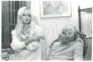 Fotografia d epoca originale 1975 ca ITALIA  COSTUME Maurizio CORGNATI e Letizia DI MAIO incinta  Foto 1