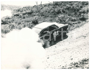 Fotografia d epoca originale 1971 SAVONA Rally Coppa d oro  FIAT 850 CoupÃ© n. 154  Foto 27x21 cm 1