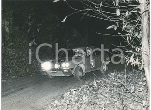 Fotografia d epoca originale 1972 RALLY 333 MINUTI Fiat 128 Coupé Simonetta DEL MAZZA Sergio CARDARELLI 4 1