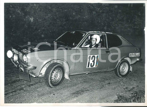 Fotografia d epoca originale 1972 RALLY 333 MINUTI Fiat 128 CoupÃ© Simonetta DEL MAZZA Sergio CARDARELLI 11 1