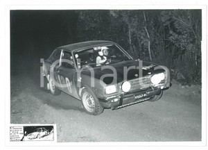 Fotografia d epoca originale 1972 PISA  RALLY Fiat 128 CoupÃ© n.130  Simonetta DEL MAZZA Foto 17x12 cm 8 1