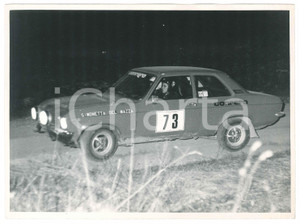 Fotografia d epoca originale 1970 ca ITALIA  RALLY Simonetta DEL MAZZA a bordo di una Opel Ascona  Foto 1