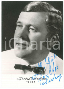 Autografo originale 1970 ca GERMANY  Gert LUDWIGS tenor  SIGNED photo 10x15 cm 1