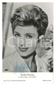 Autografo originale 1950 ca Gardy GRANASS actress  Portrait  SIGNED Photo 9x14 cm 1