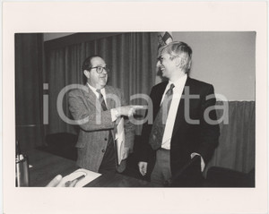 Fotografia d epoca originale 1988 ROMA Fabio PISTELLA Paolo FASELLA Foto 25x20 cm 1 1