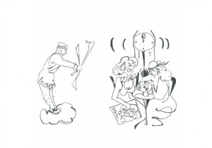 Opera d’arte autentica 1980 ca SATIRA Zingara con sfera di cristallo  Ill. MASSEVA Disegno originale 1 Opera d’arte autentica 1980 ca SATIRA Zingara con sfera di cristallo  Ill. MASSEVA Disegno originale 1