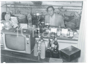 Fotografia d epoca originale 1980 ca COSTUME ITALIA  Renzo ARBORE Ritratto  Fotografia 18x13 cm 1