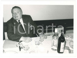 Fotografia d epoca originale 1985 ca ITALIA Niso FUMAGALLI Ritratto del fondatore della CANDY  Foto 24x18 cm 1