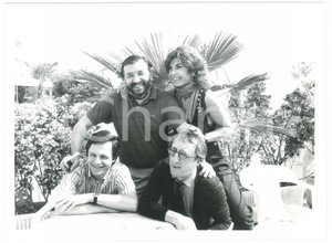 Fotografia d epoca originale 1984 VENEZIA Mostra del Cinema  Pupi AVATI Lino CAPOLICCHIO Carlo DELLE PIANE 1