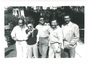 Fotografia d epoca originale 1986 VENEZIA Mostra del Cinema  Pupi AVATI Alessandro HABER Gianni CAVINA Foto 1