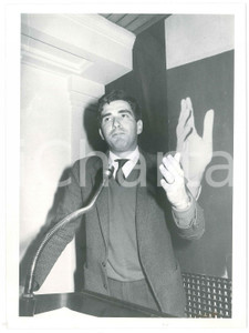 Fotografia d epoca originale 1985 ca DEMOCRAZIA CRISTIANA Pier Ferdinando CASINI Ritratto politico DC  Foto 1