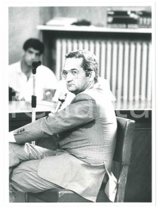 Fotografia d epoca originale 1985 ca ITALIA Avvocato Italo CASTALDI Ritratto  Foto 18x24 cm 2 1