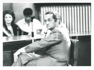 Fotografia d epoca originale 1985 ca ITALIA Avvocato Italo CASTALDI Ritratto  Foto 24x18 cm 1 1