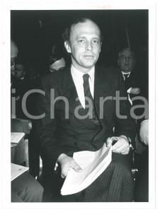 Fotografia d epoca originale 1985 ca MILANO Carlo RADICE FOSSATI Ritratto  Foto 18x24 cm 6 1