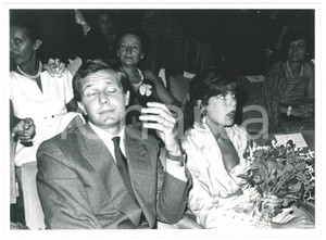 Fotografia d epoca originale 1985 VENEZIA  MOSTRA DEL CINEMA Carolina DI MONACO Stefano CASIRAGHI Foto 1