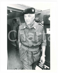 Fotografia d epoca originale 1990 ca ESERCITO ITALIANO Generale Raffaele SIMONE Foto 20x25 1 1