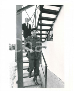 Fotografia d epoca originale 1990 ca ESERCITO ITALIANO  Raffaele SIMONE Angelo PAVAN  Foto 20x25 cm 1 1