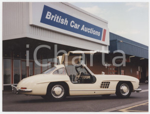 Fotografia d epoca originale 1997 BRITISH CAR AUCTIONS Mercedes 300 SL Coupe GullWing  Photo 20x15 cm 1