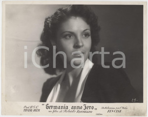 Materiale cinematografico d’epoca 1948 CINEMA Germania anno zero Regia di Roberto ROSSELLINI  Foto 25x20 cm 1