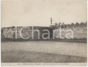 Fotografia d epoca originale 1940 ca PADOVA Bastioni di Pontecorvo  Foto ARTI GRAFICHE BERGAMO 25x19 cm 1