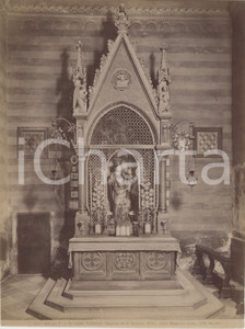 Fotografia d epoca originale 1910 ca PADOVA Basilica di Sant Antonio Altare della Madonna Mora  Foto ALINARI 1