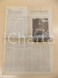 1946 PADOVA Rivista UNIVERSITÃ€ Anno II n.11-12 Ossa PETRARCA ricollocate a ARQUÃ€ DIMENSIONI: 34 x 50 cmCONDIZIONI: FAIR    originale e autentica 1