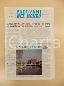 Giornale, rivista storica 1976 PADOVANI NEL MONDO Soggiorno a SAPPADA per figli degli emigrati Periodico 1