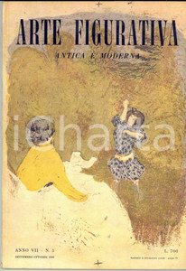 Giornale, rivista storica 1959 ARTE FIGURATIVA Villa MELZI a Bellagio  Giuseppe MAGGIOLINI Rivista nÂ° 5 1