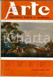 Giornale, rivista storica 1953 ARTE FIGURATIVA Prima Mostra Nazionale dell Antiquariato Rivista nÂ° 5 1
