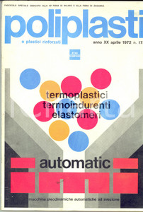 Giornale, rivista storica 1972 POLIPLASTI Fascicolo speciale 50Â° Fiera MILANO e Fiera ZAGABRIA Rivista 173 1