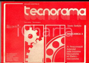 Materiale pubblicitario d’epoca 1979 TECNORAMA Macchine utensili e antinfortunistica Rivista ILLUSTRATA 130 pp. 1