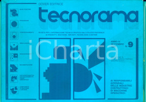 Materiale pubblicitario d’epoca 1981 TECNORAMA Macchine utensili  Robot industriali  Rivista ILLUSTRATA n° 9 1
