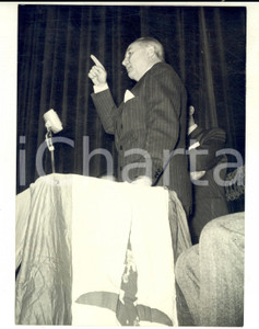 1953 ROMA TEATRO VALLE On. Ettore VIOLA pro italianità di Trieste *Foto 14x18 cm