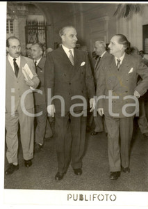 Fotografia d epoca originale 1953 CASTELLAMMARE DI STABIA Pietro CAMPILLI al Simposium Idrologico  Foto 1