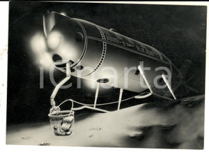 Fotografia d epoca originale 1965 ca US NAVY Nuovo sottomarino DSSV della LOCKHEED Foto del progetto 1