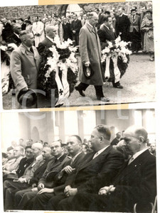 Fotografia d epoca originale 1953 HANNOVER Meeting of Association of German soldiers 2 photos 15x10 cm 1