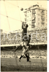Fotografia d epoca originale 1959 CALCIO SERIE A FIORENTINAGENOA 00 Una parata al volo Foto 13x18 cm 1