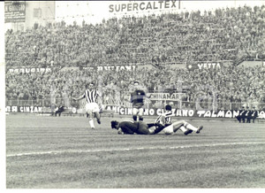 Fotografia d epoca originale 1959 CALCIO SERIE A JUVENTUSGENOA Parata Lorenzo BUFFON su Bruno NICOLE  Foto 1