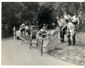 Fotografia d epoca originale 1966 TERME DI LEVICO CICLISMO 49Â° GIRO D ITALIA Corridori alla 17 tappa Foto 1