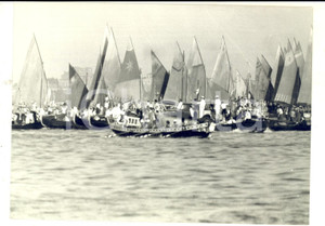 Fotografia d epoca originale 1962 VENEZIA 7 Edizione della Regata delle REPUBBLICHE MARINARE Foto 18x13 cm 1