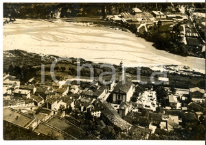 Fotografia d epoca originale 1963 LONGARONE Veduta del paese prima della tragedia del VAJONT Foto 24x18 cm 1