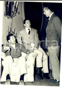 Fotografia d epoca originale 1960 ca CALCIO SERIE A Beniamino DI GIACOMO e Gastone BEAN Foto 13x18 cm 1