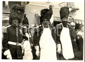 Fotografia d epoca originale 1959 SUSA TO Rievocazione storica arrivo francesi nel 1859 Foto 18x13 1
