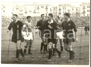Fotografia d epoca originale 1955 ca CALCIO SERIE A NAPOLIGENOA Rete del NAPOLI annullata Foto 18x14 cm 1