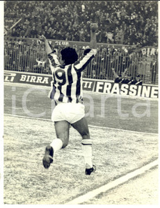 Fotografia d epoca originale 1969 CALCIO INTERJUVENTUS Esultanza di Pietro ANASTASI dopo il 2Â° goal Foto 1