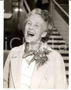 Fotografia d epoca originale 1960 LONDON Missionary Hannah STANTON arrived from SOUTH AFRICA Foto 16x20 1