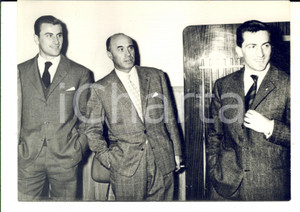 Fotografia d epoca originale 1959 CALCIO NAZIONALE Paolo BARISON Gastone BEAN Giovanni FERRARI Foto 18x13 1